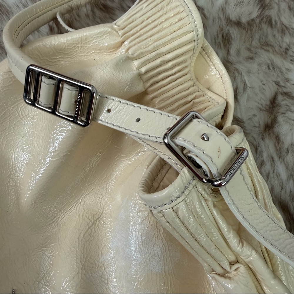 Burberry Patent Leather Shoulder Bag Project Bag TLC damaged - Picture 6 of 15